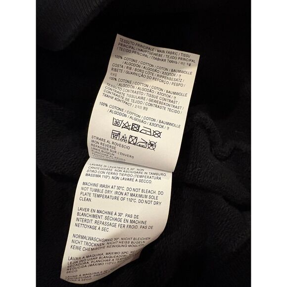 Golden Goose Sneaker Lovers Sweatshirt Black Size M - Picture 6 of 6